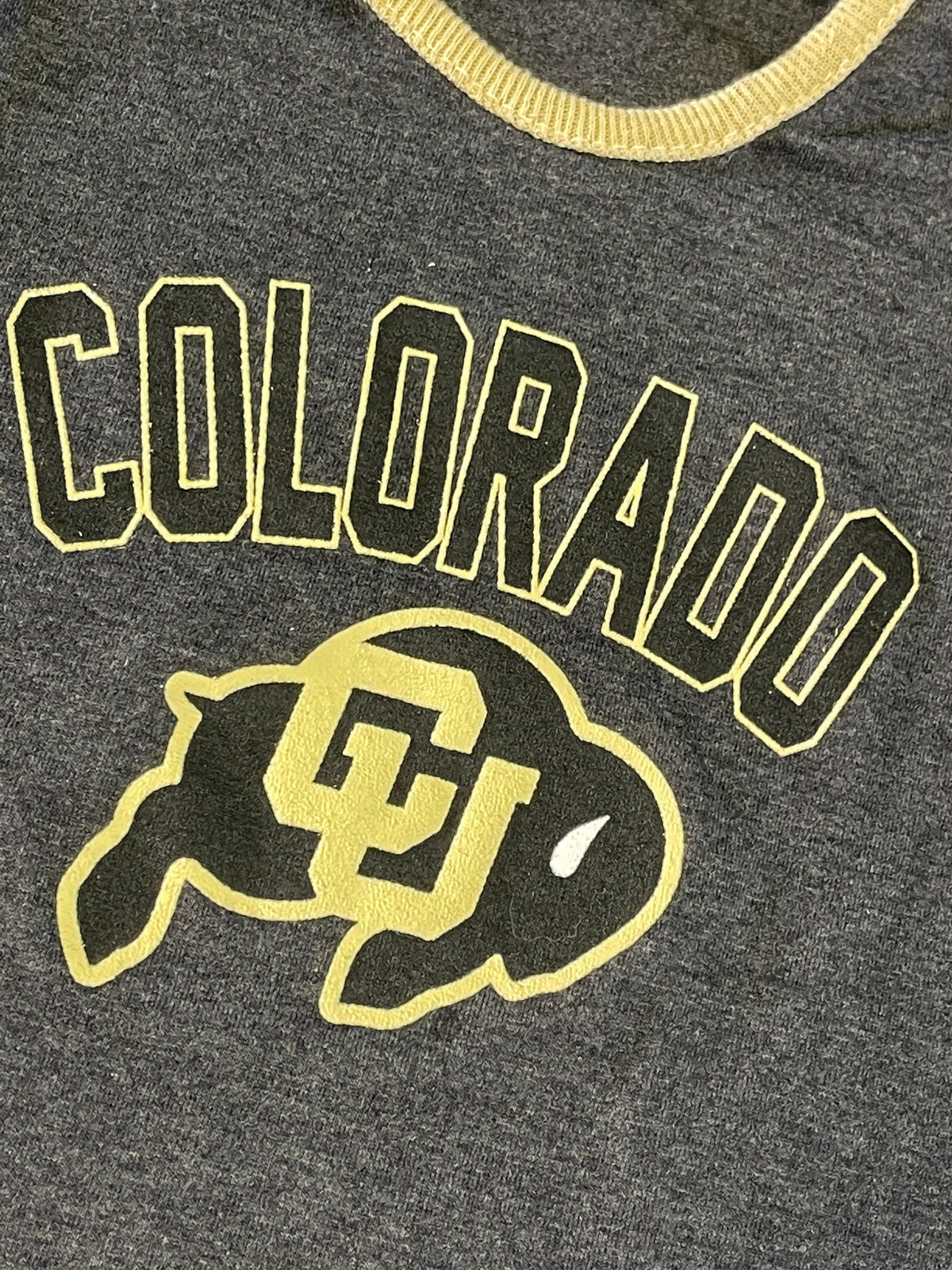 NCAA Colorado Buffaloes Dark Grey Bodysuit 0-3 months