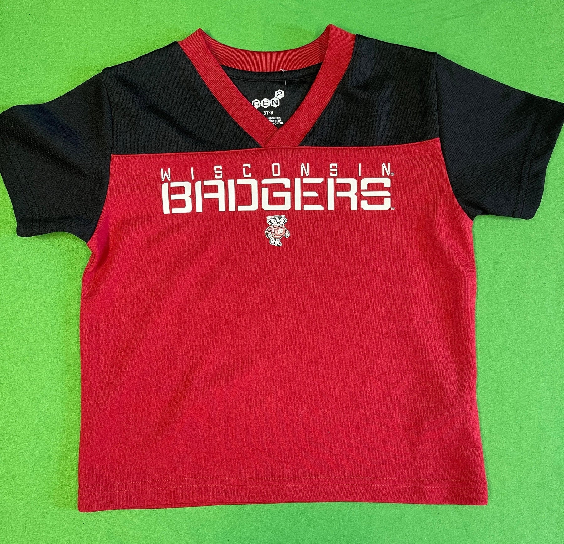 NCAA Wisconsin Badgers Red Jersey Toddler 3T
