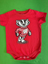 NCAA Wisconsin Badgers Red Bodysuit 12 months