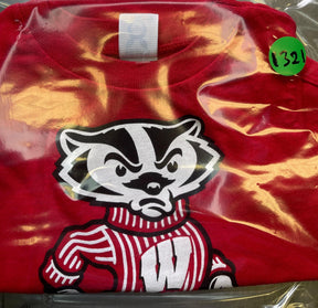 NCAA Wisconsin Badgers Red Bodysuit 12 months