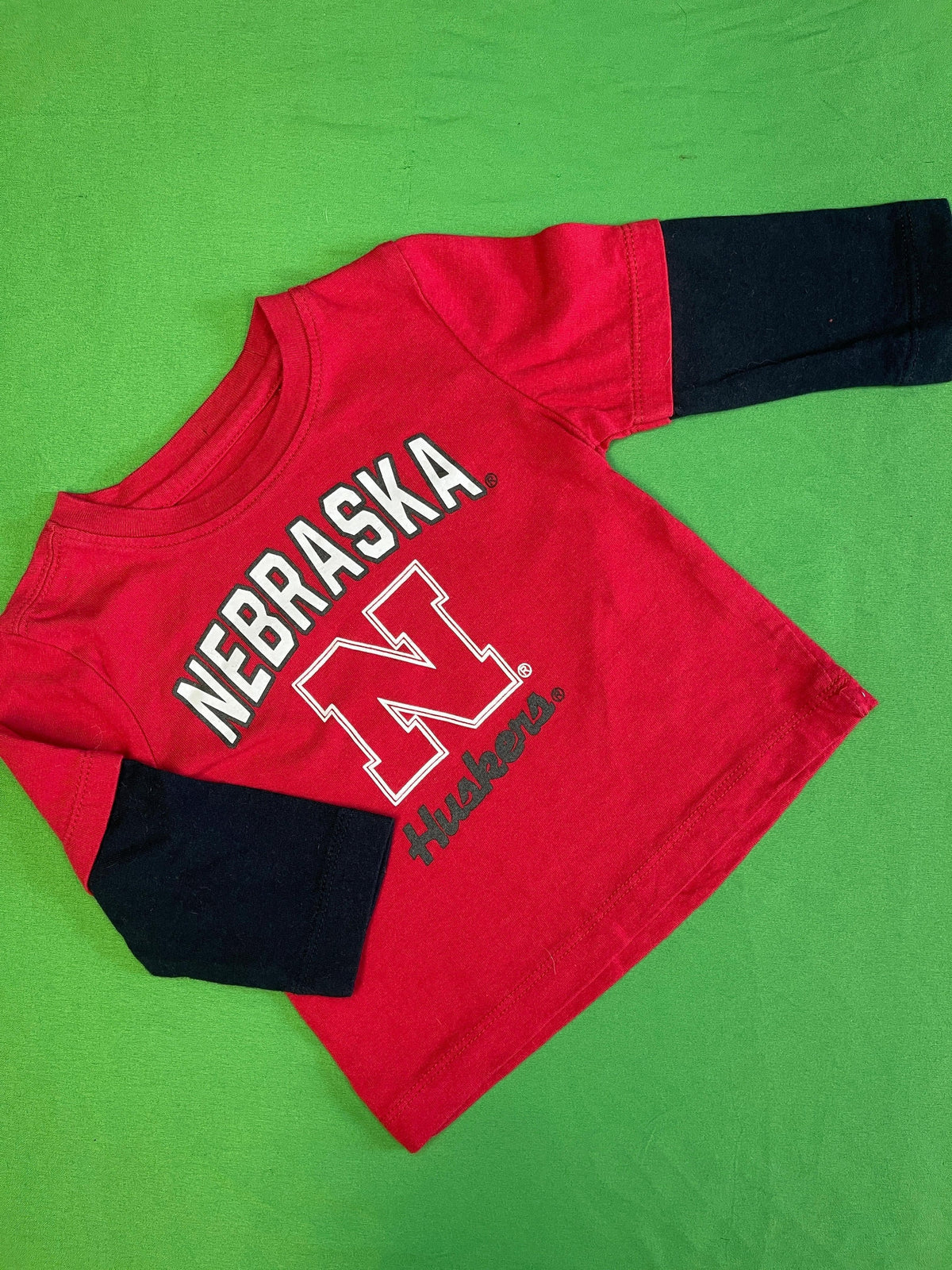 NCAA Nebraska Cornhuskers Red Long-Sleeve T-Shirt 3-6 months