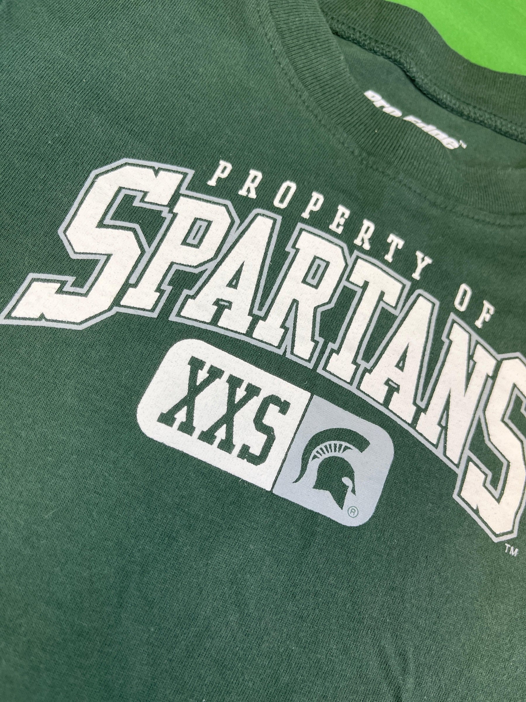 NCAA Michigan State Spartans Green T-Shirt 12 months
