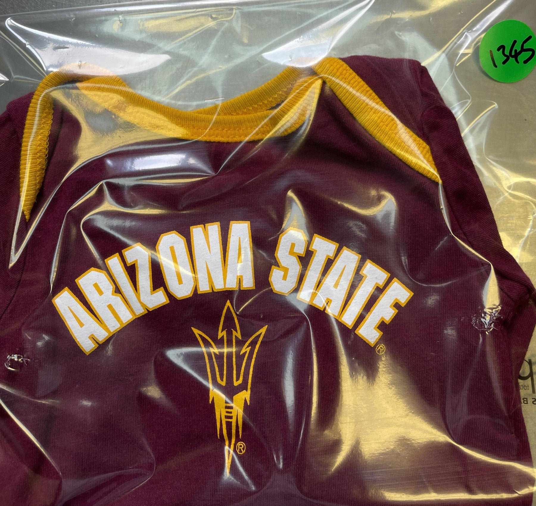 NCAA Arizona State Sun Devils Maroon Long-Sleeve Bodysuit 0-3 months