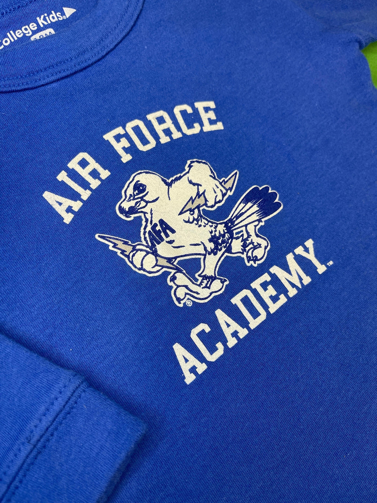 NCAA Air Force Falcons Long-Sleeve Blue Bodysuit 18 months