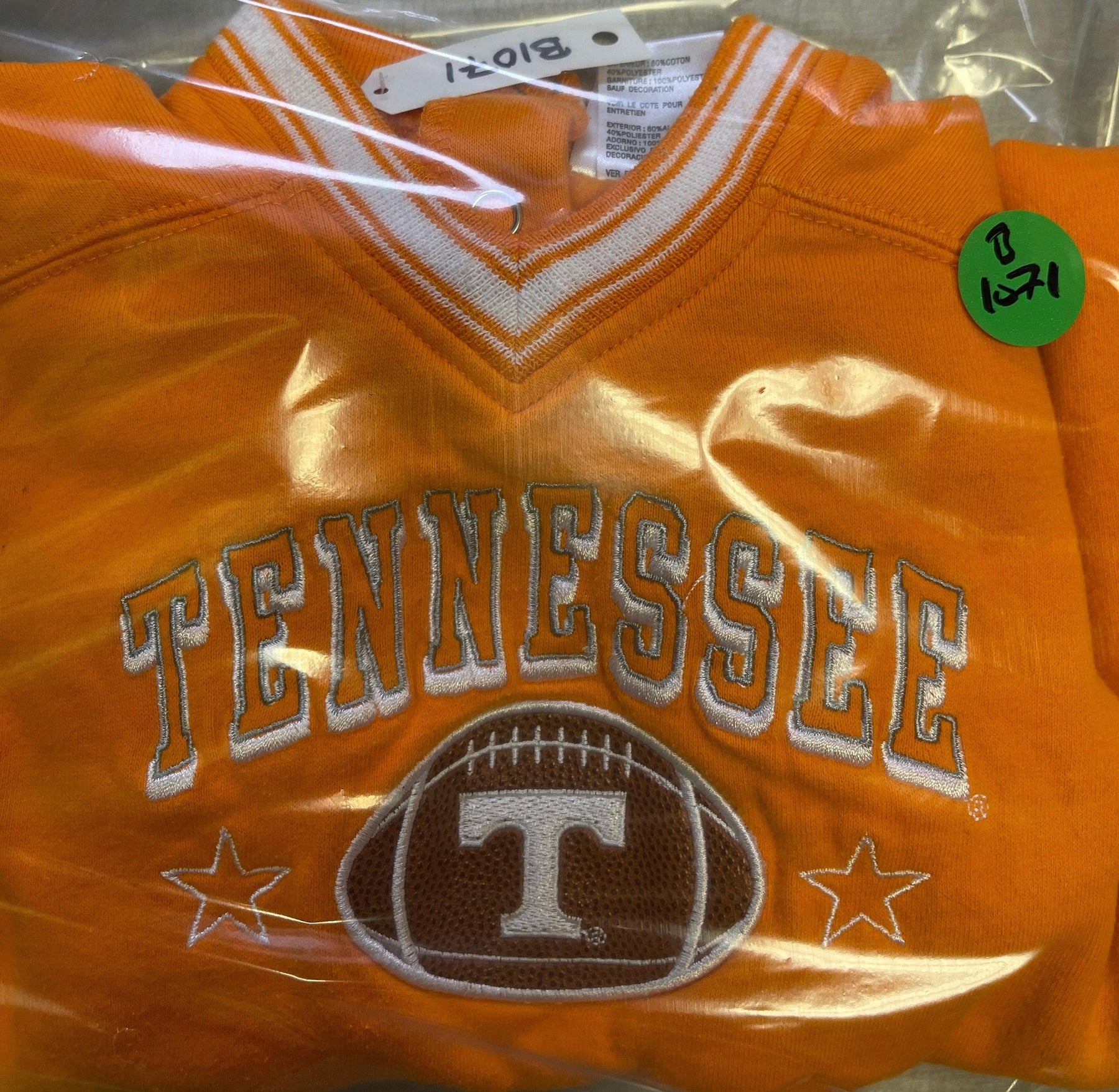 NCAA Tennessee Volunteers Baby Outfit L/S Embroidered 6-9 months