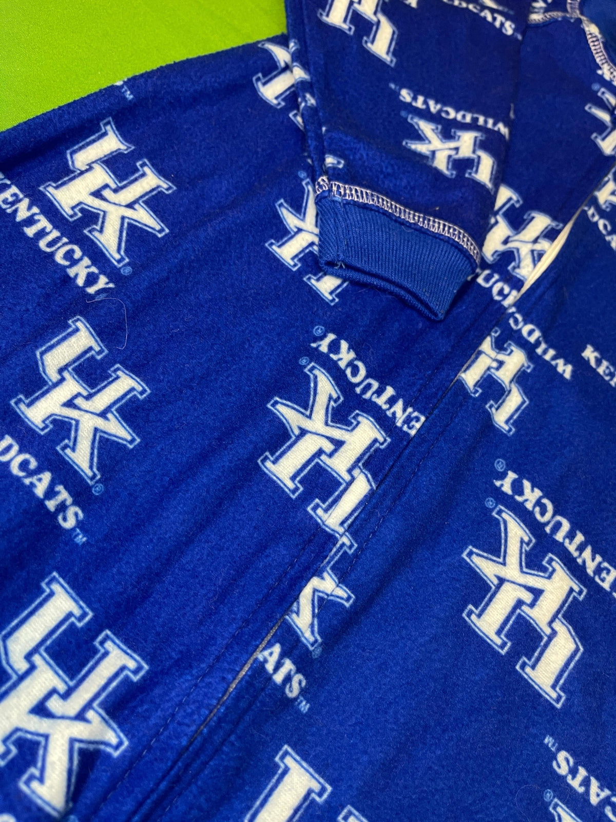 NCAA Kentucky Wildcats Blanket Sleeper Zippered Blue Baby 6-9 months