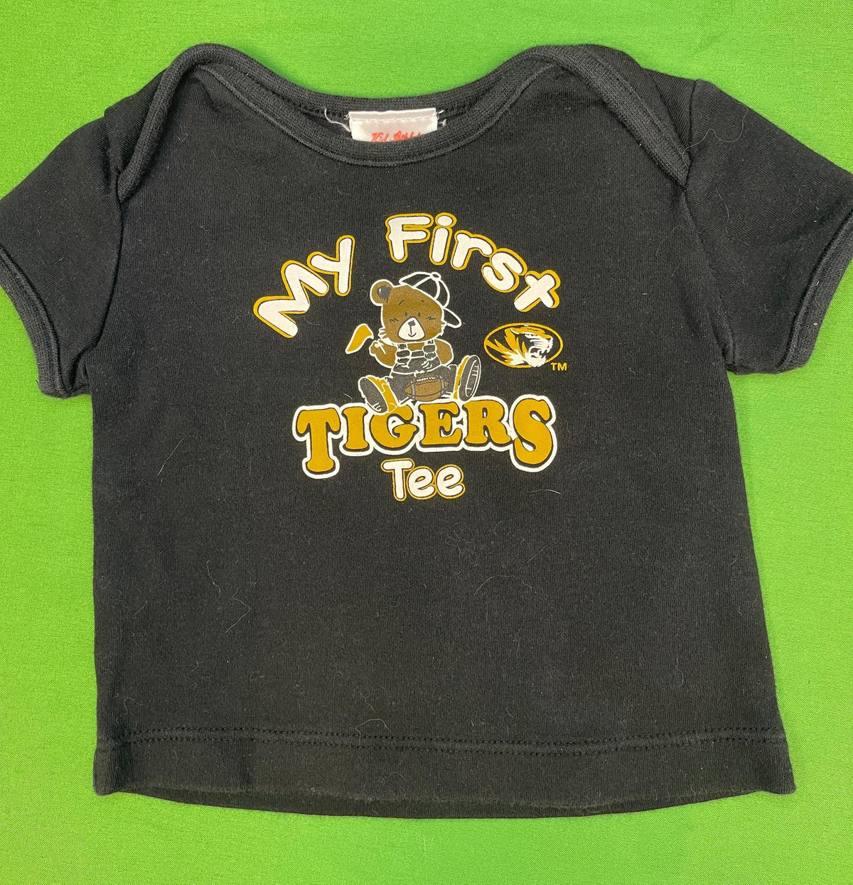 NCAA Missouri Tigers Black T-Shirt 3-6 months
