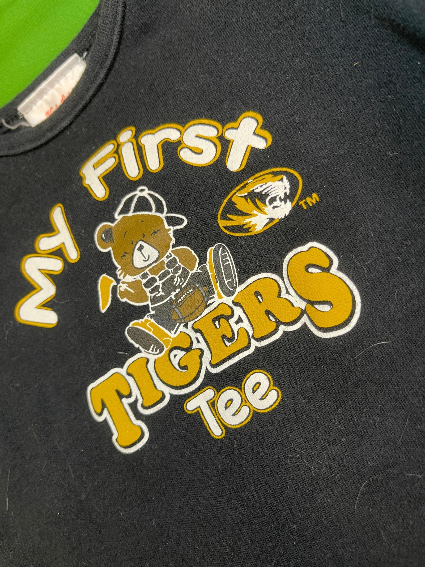 NCAA Missouri Tigers Black T-Shirt 3-6 months