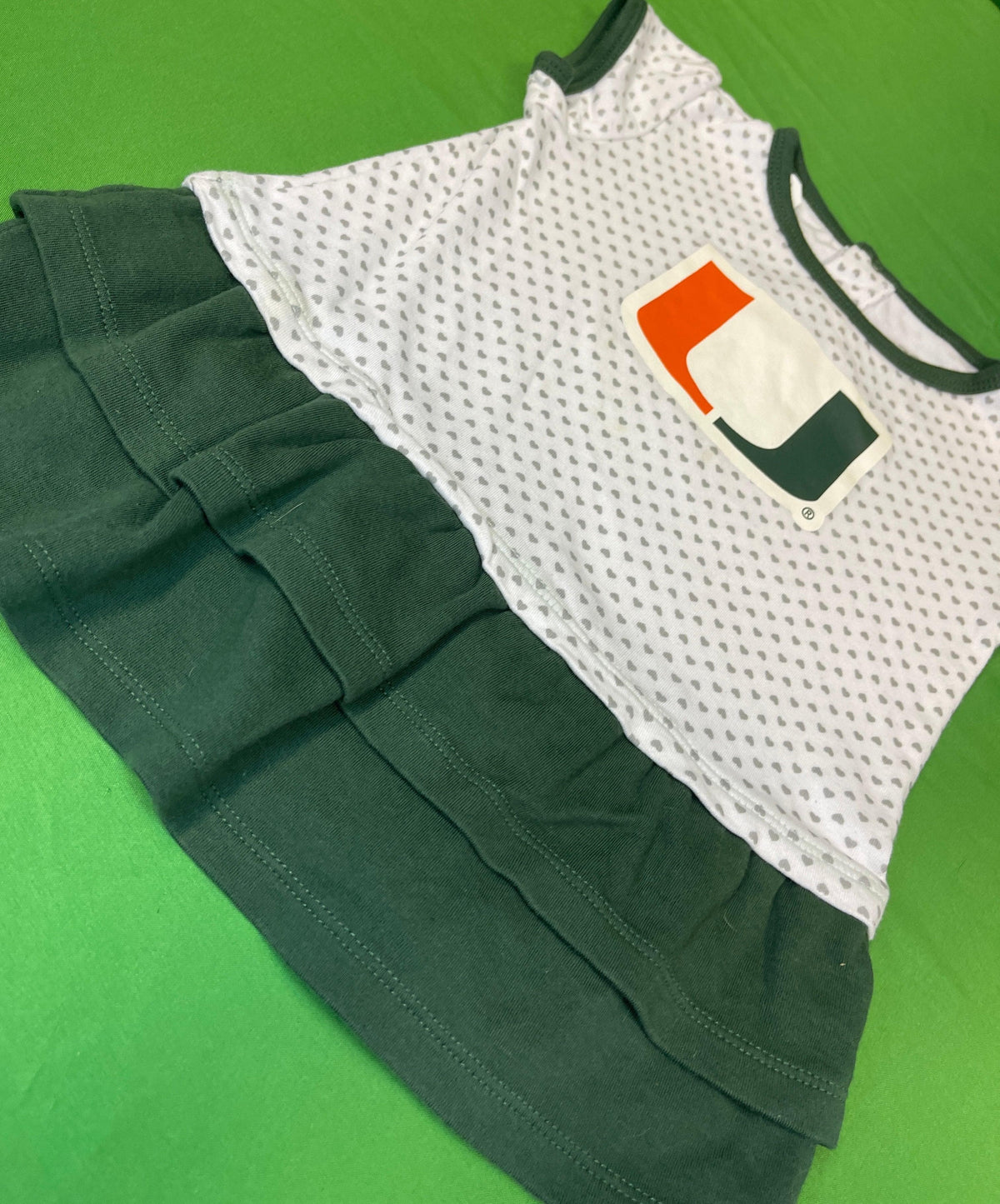 NCAA Miami Hurricanes Baby Outfit Toddler Dress 18 months