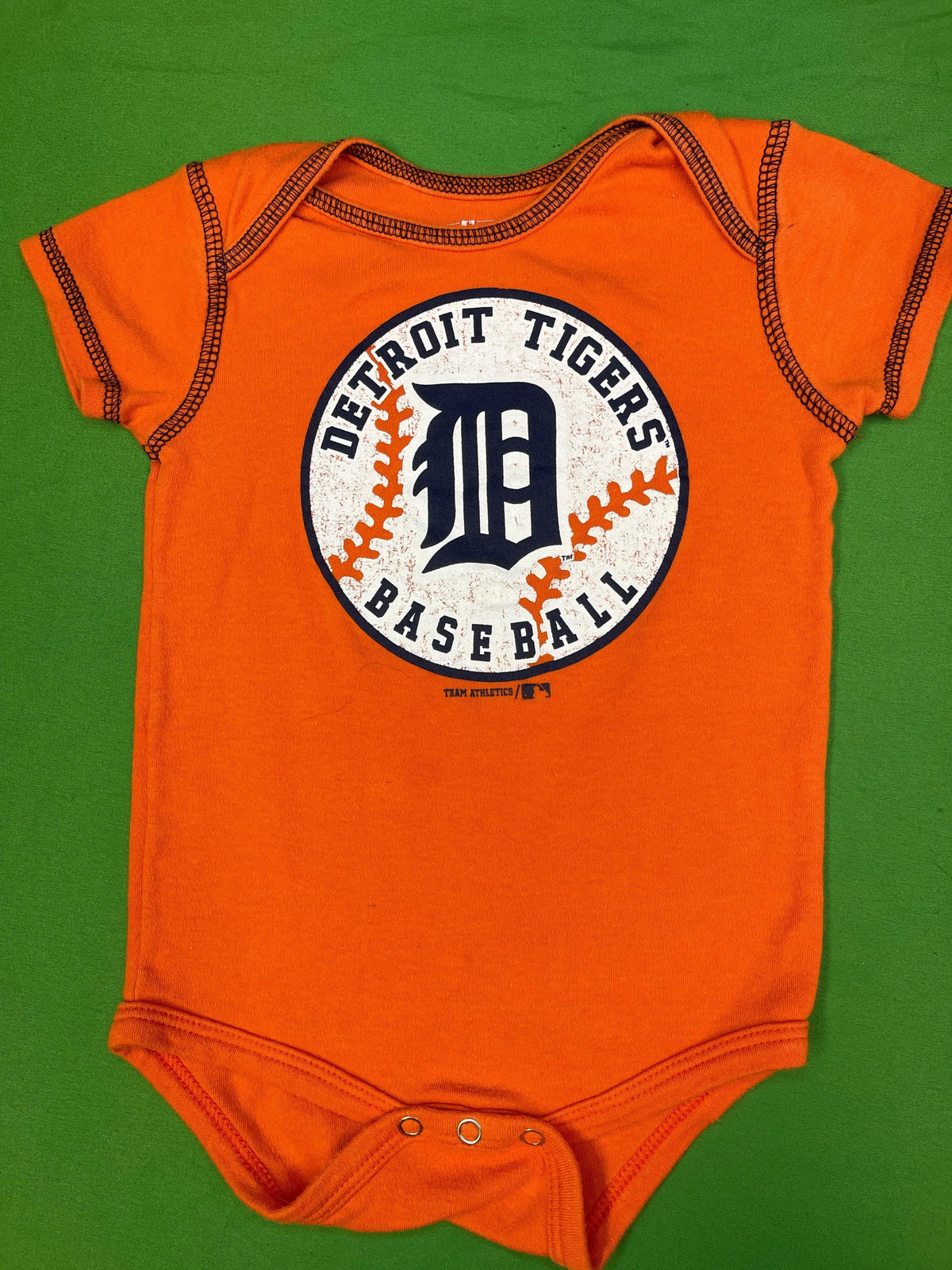 MLB Detroit Tigers Orange Bodysuit 18 months