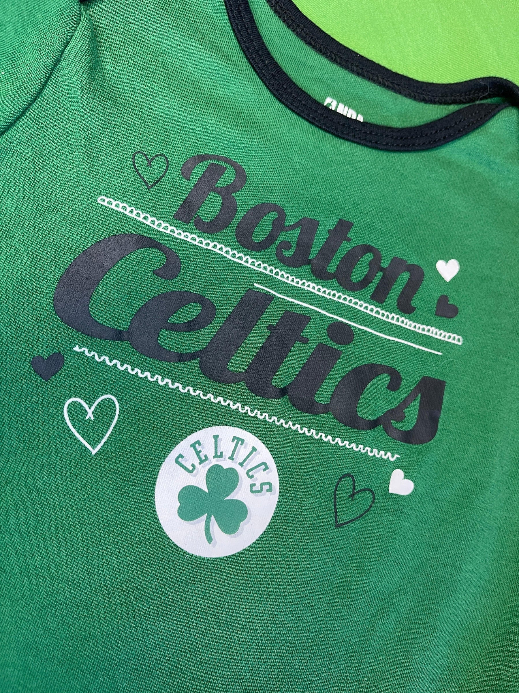 NBA Boston Celtics Green Bodysuit 6-9 months
