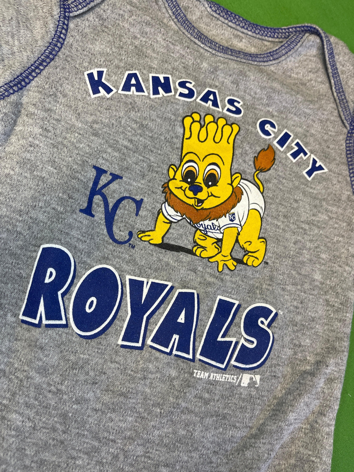 MLB Kansas City Royals Grey Bodysuit 3-6 months
