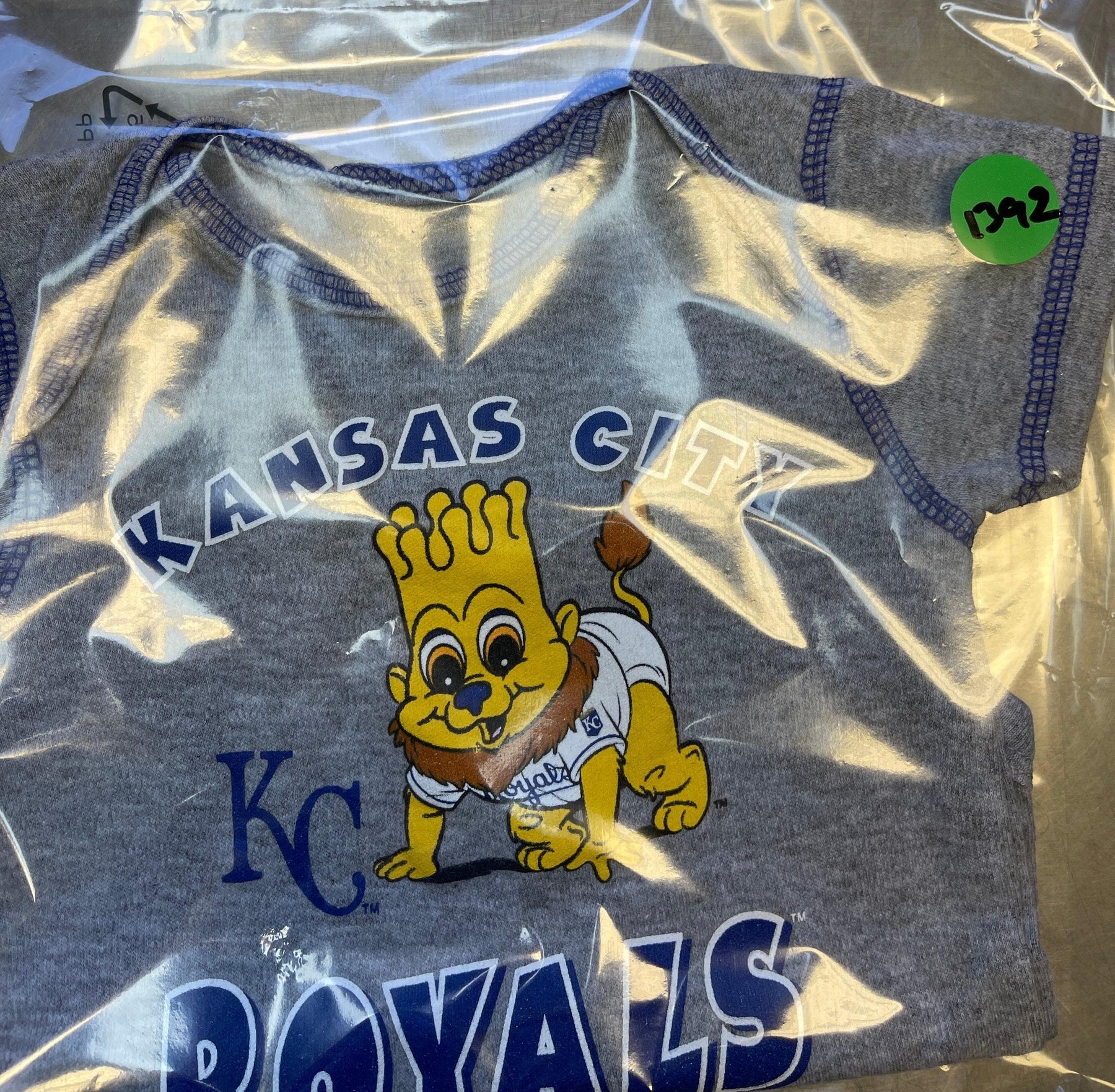 MLB Kansas City Royals Grey Bodysuit 3-6 months