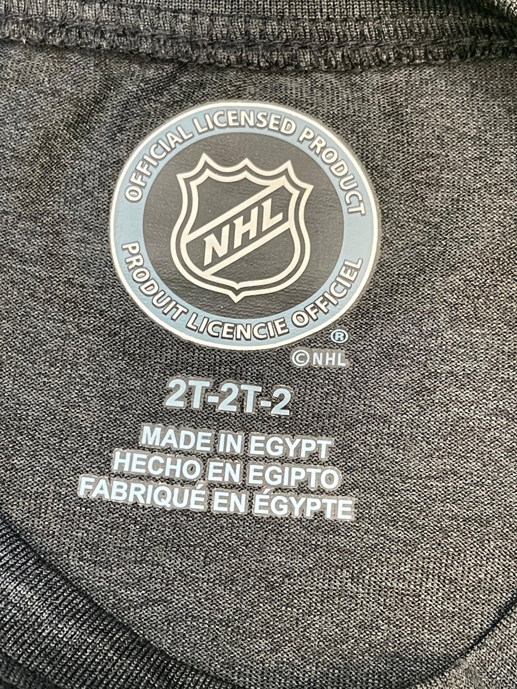 NHL San Jose Sharks Dark Grey T-Shirt Toddler 2T