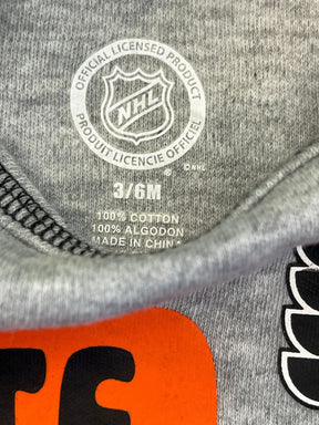 NHL Philadelphia Flyers Grey Bodysuit 3-6 months
