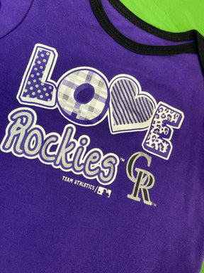 MLB Colorado Rockies Purple Bodysuit 6-9 months