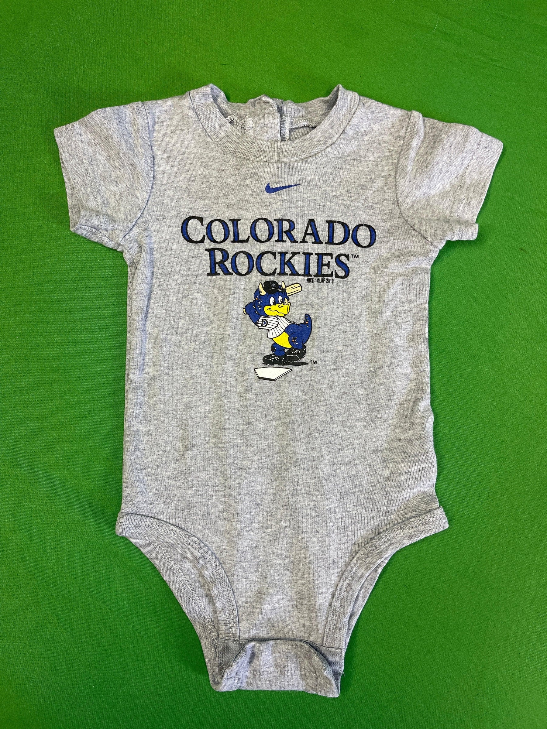 MLB Colorado Rockies Grey Bodysuit 6-9 months