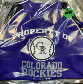MLB Colorado Rockies Purple Jersey-style Bodysuit 6-9 months