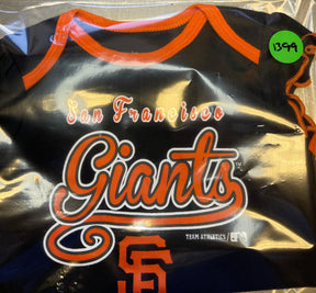 MLB San Francisco Giants Black Bodysuit 6-9 months