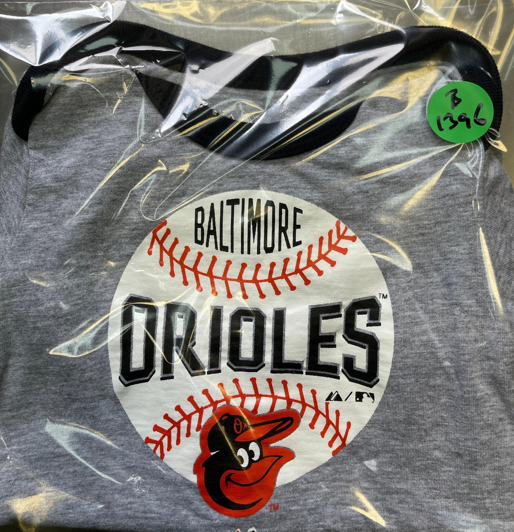 MLB Baltimore Orioles Grey Bodysuit 6-9 months