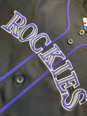 MLB Colorado Rockies Troy Tulowitzki #2 Majestic Stitched Jersey Youth Large 14-16