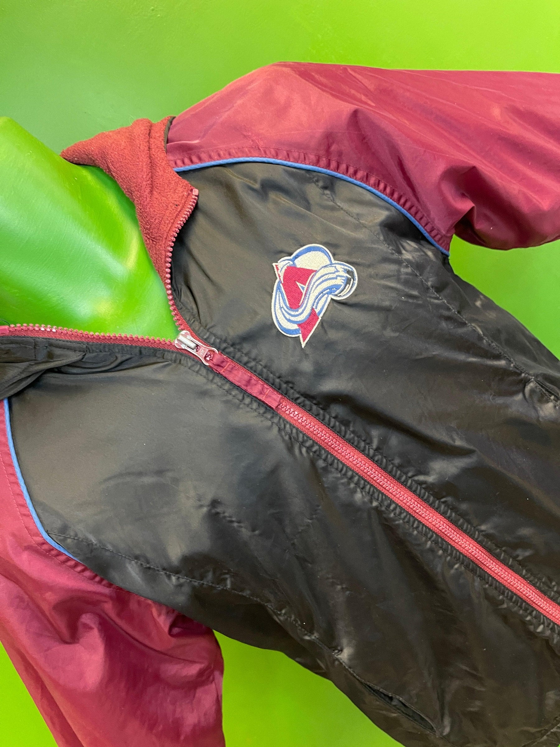 NHL Colorado Avalanche Vintage Stitched Jacket Coat Youth Medium 10-12