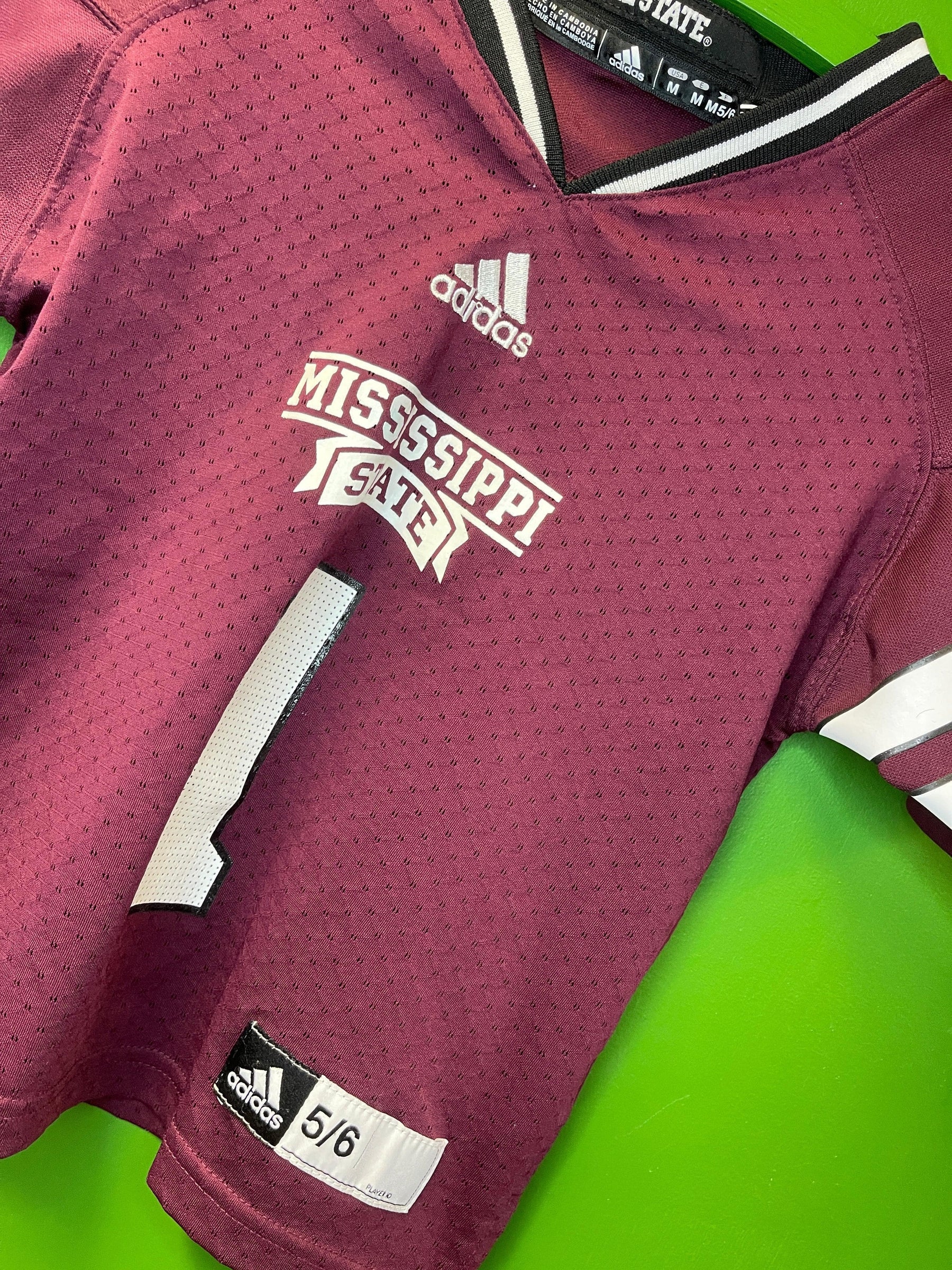 NCAA Mississippi State Bulldogs #1 Jersey Youth X-Small/Small 5-6
