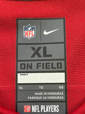 NFL San Francisco 49ers Game Jersey Plain Blank Men's X-Large NWT