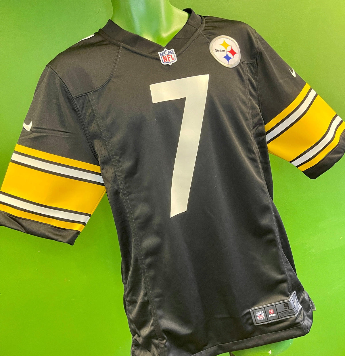 NFL Pittsburgh Steelers Ben Roethisberger #7 Game Jersey Men's Small NWT