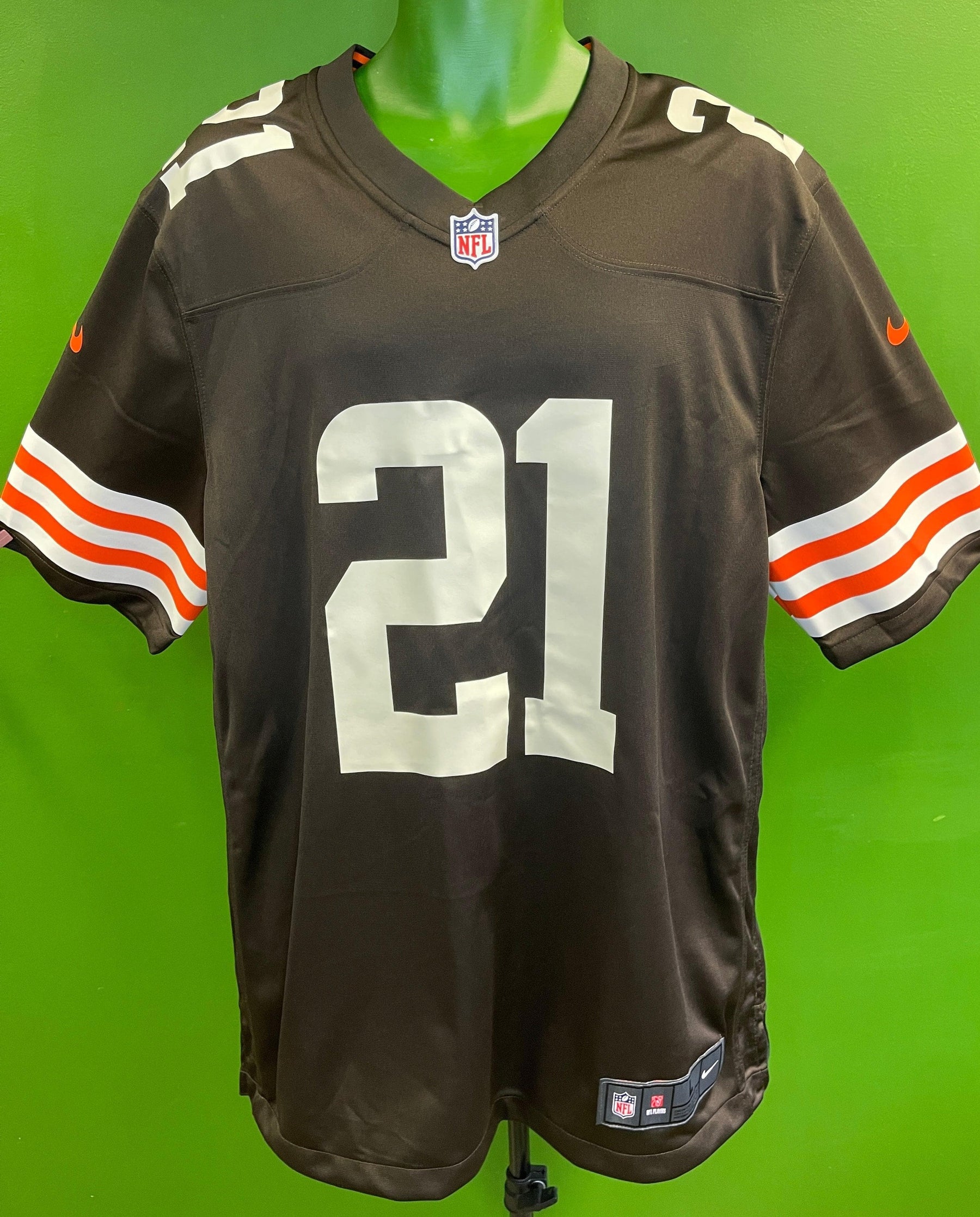 NFL Cleveland Browns Ward #21 Game Jersey Men's Large NWT