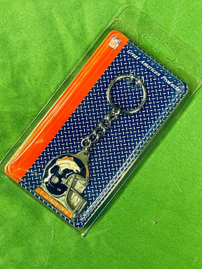 NFL Denver Broncos Pewter Heavy Keychain NWT