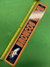 NFL Denver Broncos Drive Street Sign Fan Cave NWT