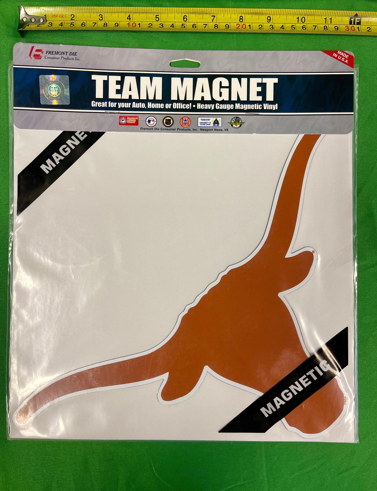 NCAA Texas Longhorns 12" Team Helmet Magnet NWT