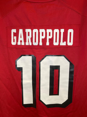 NFL San Francisco 49ers Jimmy Garoppolo #10 Game Jersey Men's X-Large NWT