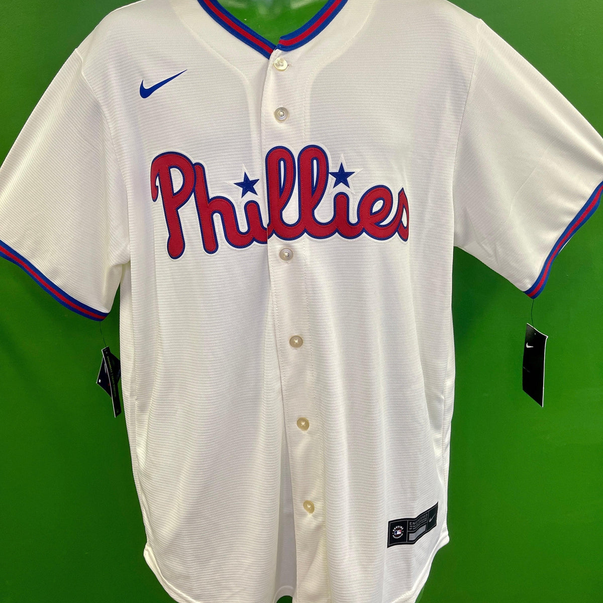 MLB Philadelphia Phillies Alternate Jersey Cream Men's Large NWT