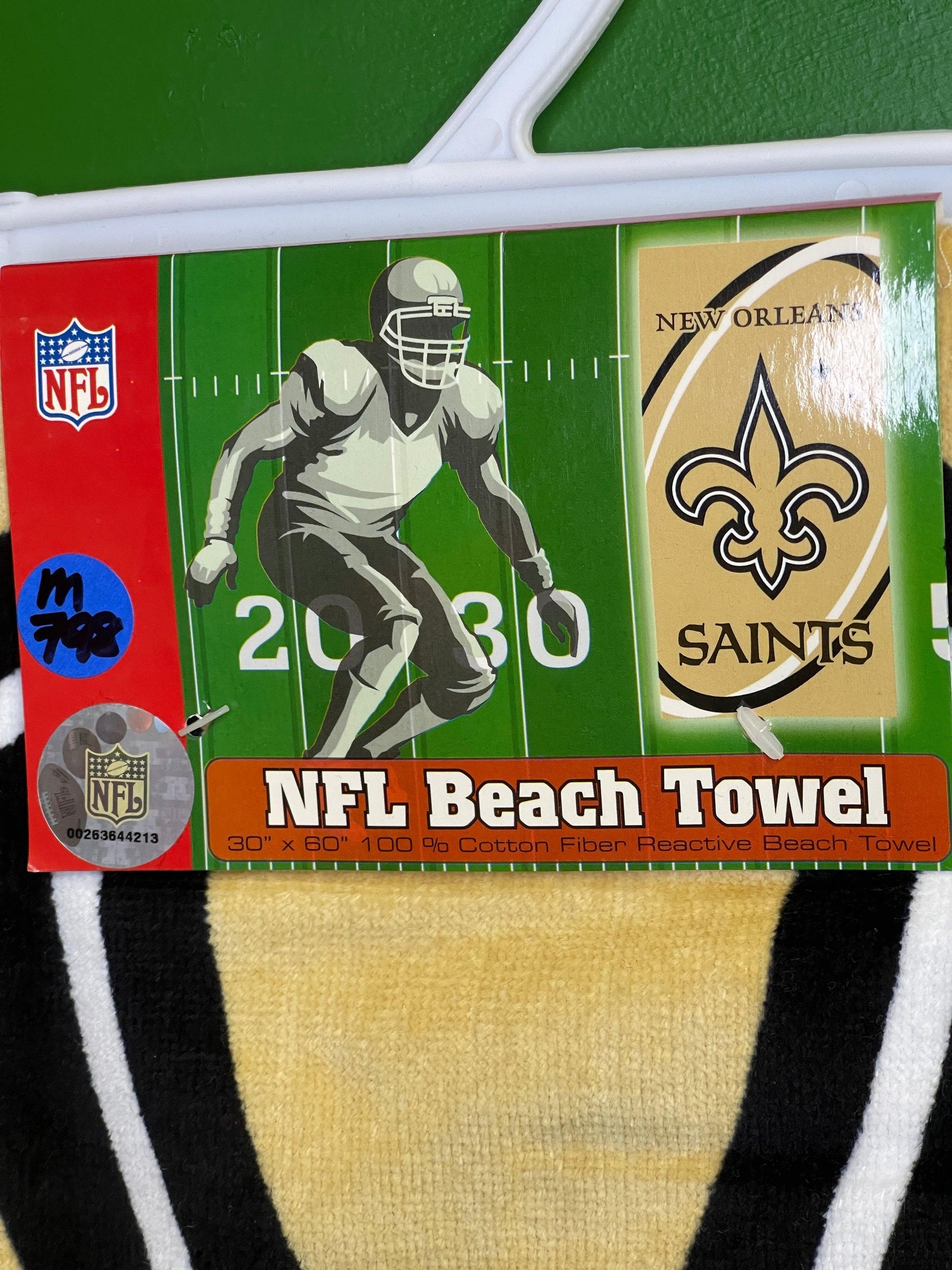 NFL New Orleans Saints Bath / Beach Towel 30"x60" NWT