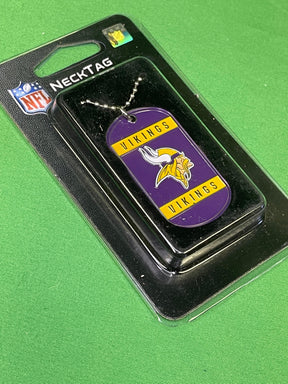 NFL Minnesota Vikings Dog Tag Pendant Necklace NWT