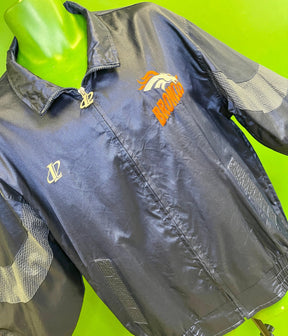 NFL Denver Broncos Logo Athletic Pro Line Windbreaker Jacket Men's Large