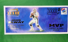 NFL Denver Broncos John Elway #7 Super Bowl XXXIII MVP Commemorative Stamped Envelope 1999