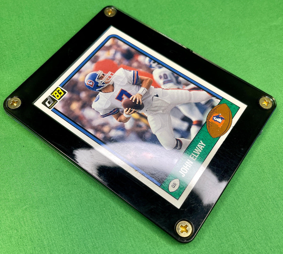 NFL Denver Broncos John Elway #7 "What If...'83" 1996 Card in Case