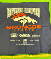 NFL Denver Broncos 1997 World Champions Blue Bandana Glittery Local Branding