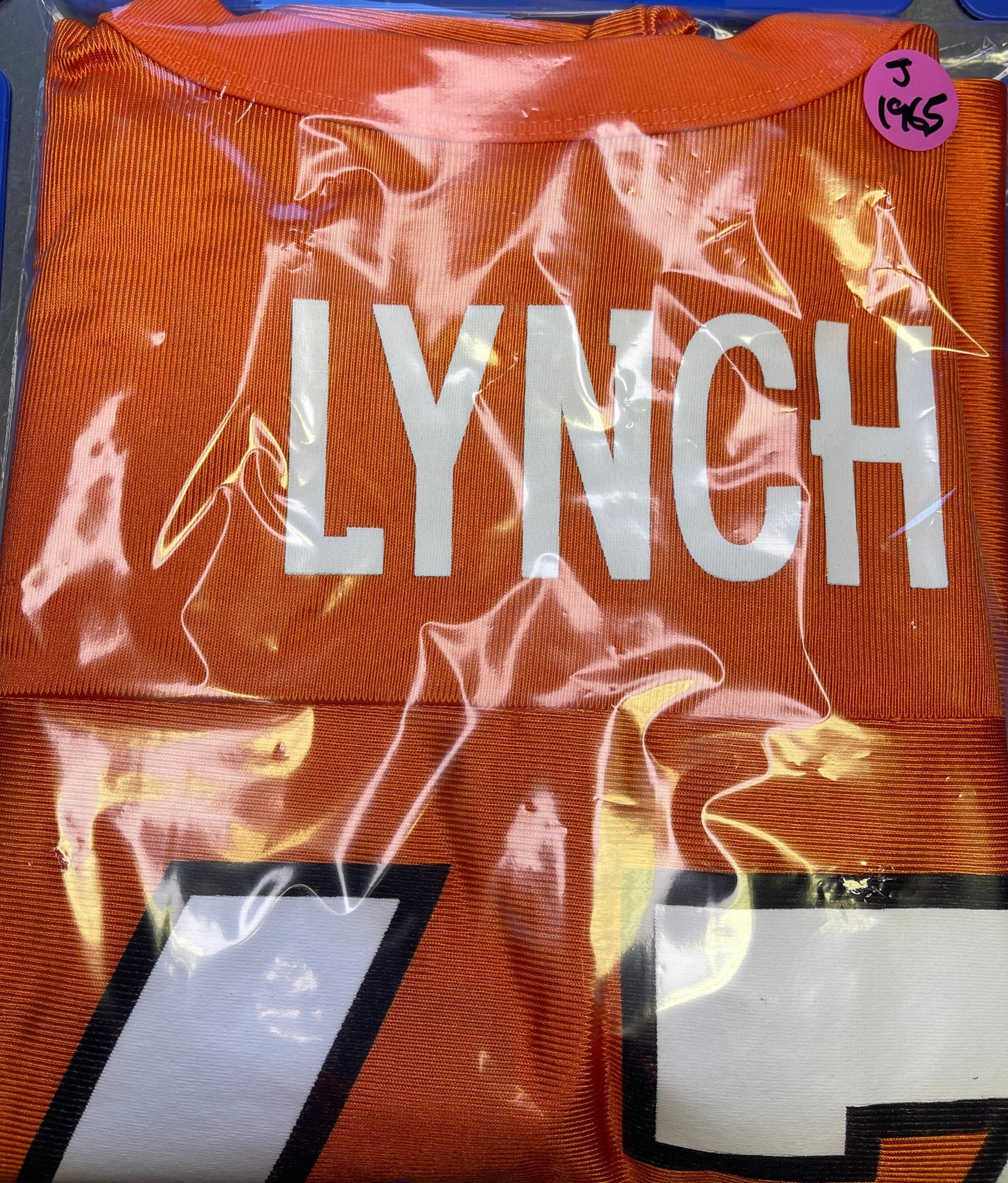 NFL Denver Broncos John Lynch #47 Jersey Men's X-Large Bargain!