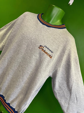 NFL Denver Broncos Logo 7 Vintage Sweatshirt Men's Large