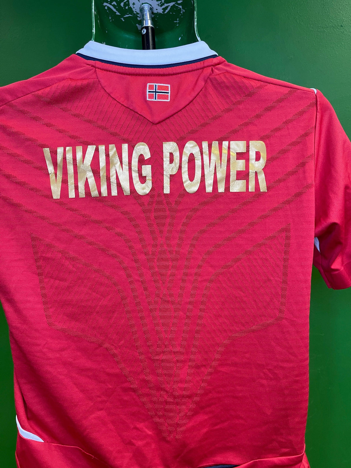 Norway Umbro Football Shirt Jersey Viking Power Youth Large 14-16