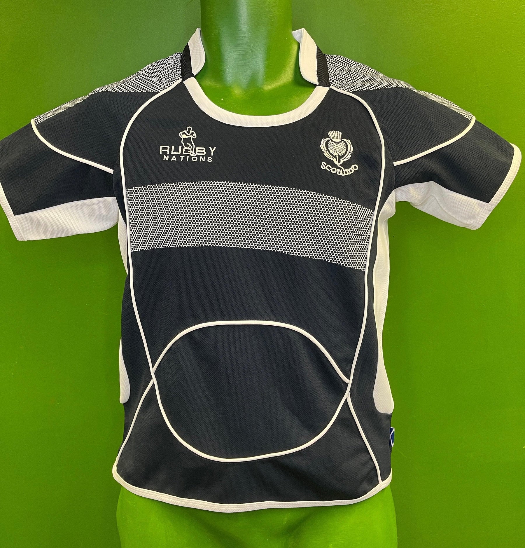 Rugby Nations Scotland Top Jersey Shirt Size 28 Youth Medium