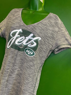 NFL New York Jets Space Dye V-Neck T-Shirt Women's Large NWT