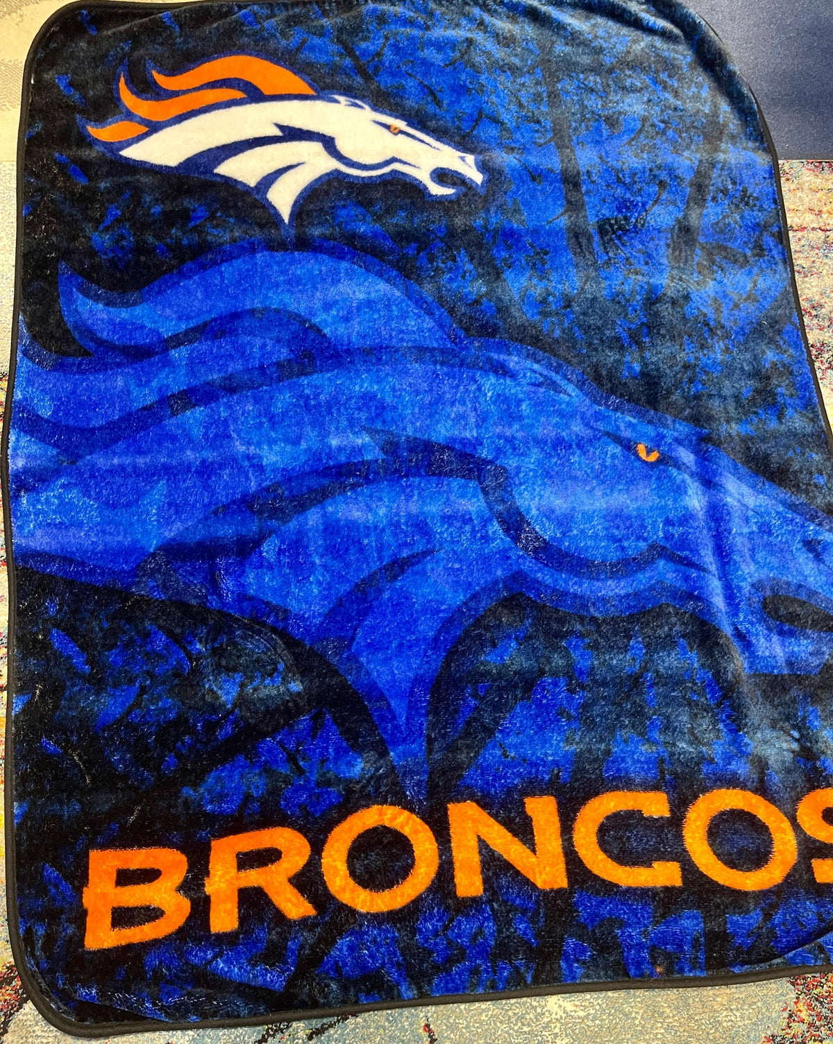 NFL Denver Broncos Cosy Double-Sided Blanket