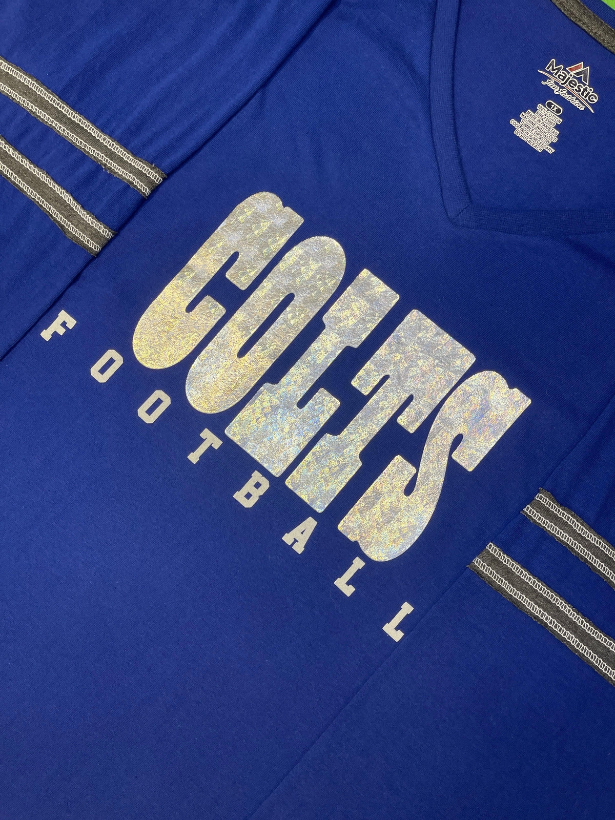 NFL Indianapolis Colts Majestic L/S Plus Size T-Shirt Women's X-Large NWT