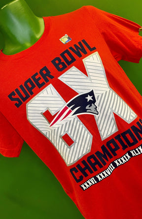 NFL New England Patriots Fanatics 6X Super Bowl Champions T-Shirt Men's Small NWT
