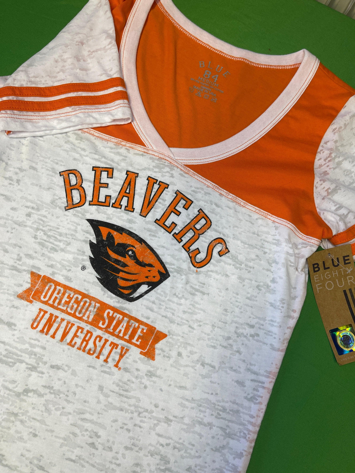 NCAA Oregon State Beavers Burnout Tissue T-Shirt Women's Medium NWT